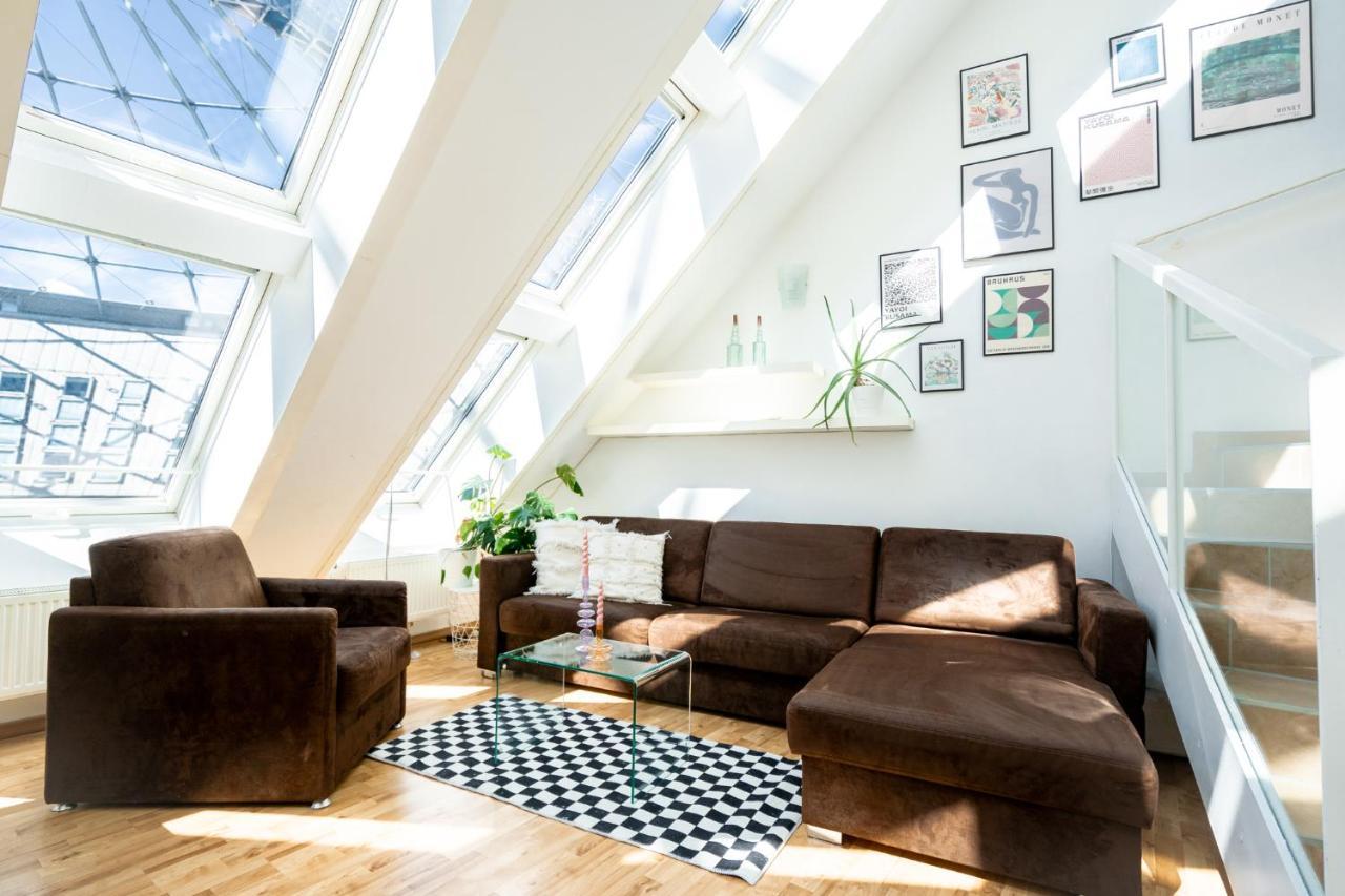 Unique Maisonette Apartment Gasometer 12Th Floor Vienna Luaran gambar